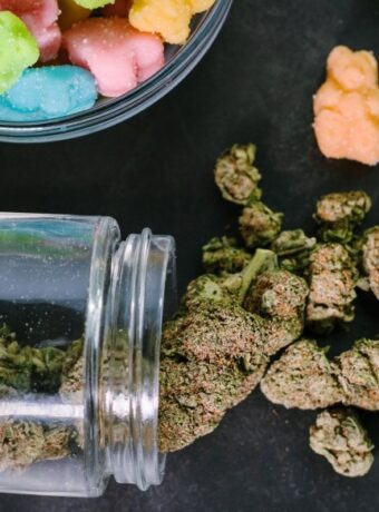 Gummy bears and marijuana.
